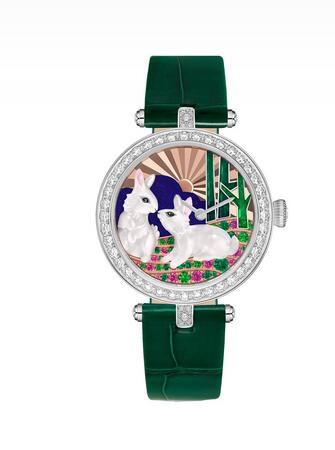 Van Cleef & Arpels Lady Duo de Lapins Replica Watch